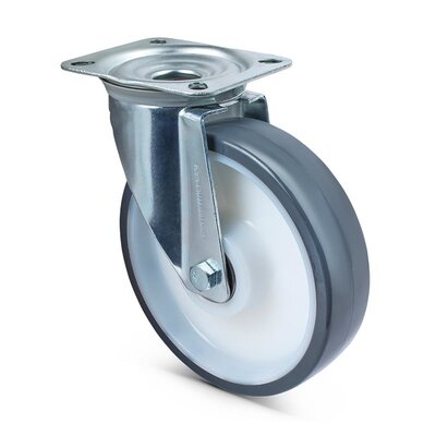 PU-Lenkrolle 160 mm - kugelgelagert - 350 kg