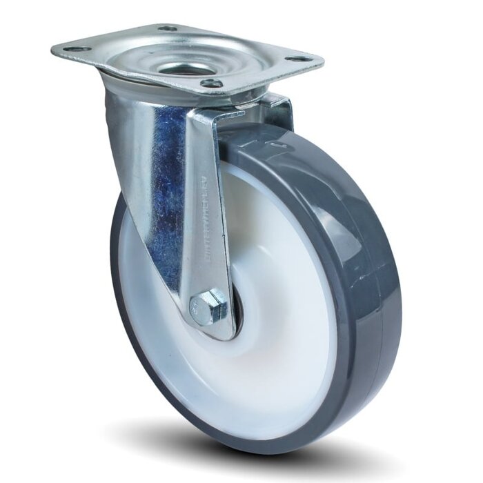 PU-Lenkrolle 160 mm - kugelgelagert - 350 kg