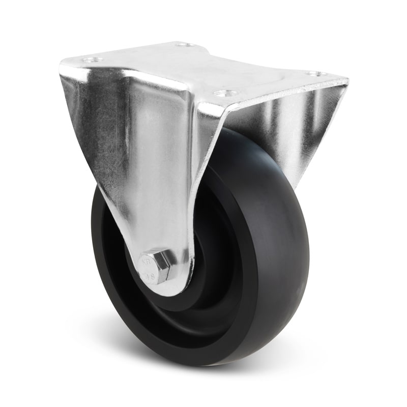 Polyamid-Schwerlast-Bockrolle 250 mm - Kugellager - 1200 kg