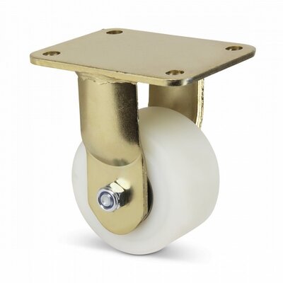Gusspolyamid Schwerlast-Bockrolle 125 mm - 2000 kg