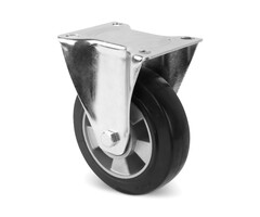 Elastisch Gummi Bockrolle 250 mm - 500 kg