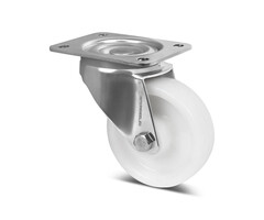 Edelstahl Lenkrolle 125 mm Polyamid - 500 kg