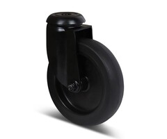 Schwarze Lenkrolle 100 mm - 80 kg