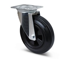 Vollgummi Lenkrolle 160 mm - 140 kg