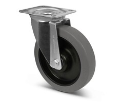 Elastik-Gummi Lenkrolle 200 mm - 400 kg