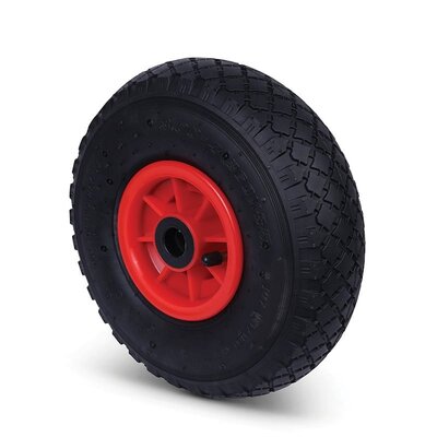 Luftbereiftes Rad 260x85 mm - Blockprofil - 130 kg