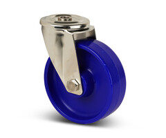 Edelstahl Lenkrolle 125 mm Polyamid - 200 kg