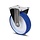 Edelstahl PU Bockrolle 160 mm - Kugellager - 450 kg