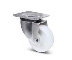 Derby Ruote Edelstahl Lenkrollen 125 mm Nylon - 700 kg