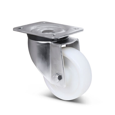 Derby Ruote Edelstahl Lenkrolle 125 mm - Nylon - 700 kg