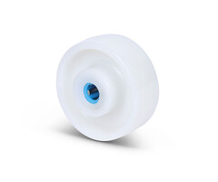Rad aus rostfreiem Stahl 100 mm Nylon - 175 kg
