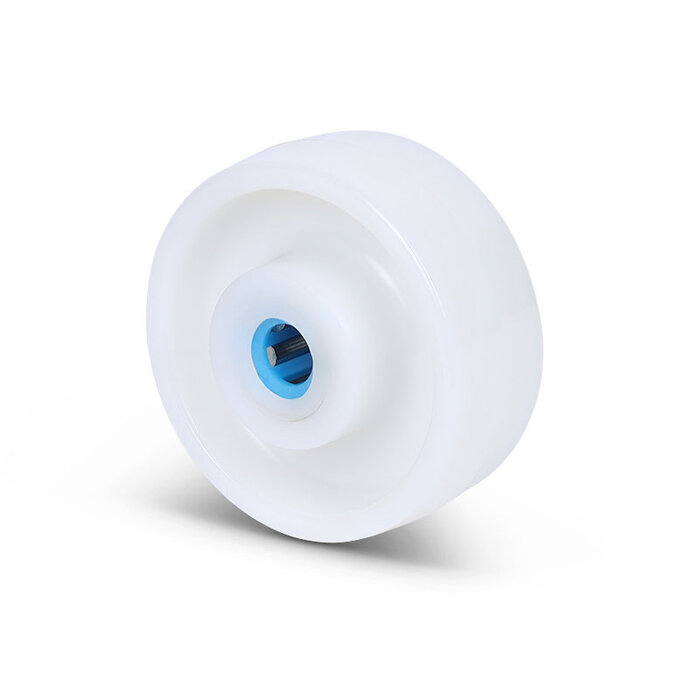 Rad aus rostfreiem Stahl 100 mm - Nylon - Rollenlager - 175 kg