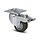 Apparate Lenkrolle mit Bremse 50 mm - Kugellager - Platte - 50 kg
