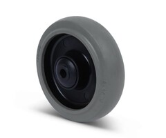 Elastisches Gummi-Rad 125 mm - 220 kg