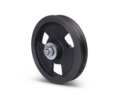 Rillenrad 160 mm mit Vierkantrille - 175 kg