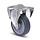 Edelstahl Gummi Bockrolle 75 mm - 60 kg