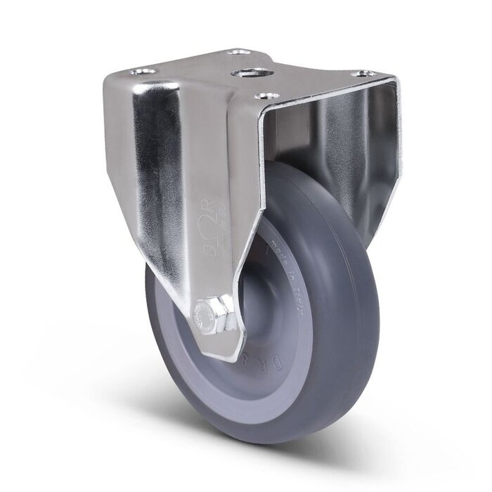 Apparate-Bockrolle 80 mm - Edelstahl - 60 kg