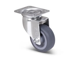 Apparate-Lenkrolle 60 mm - Edelstahl - 40 kg