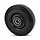 Gummirad 250 mm - Kugellagerbohrung 25 mm - 850 kg