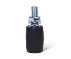 Führungsrolle 39 mm - Gummi - 80 kg