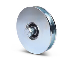 Rillenrad 137 mm mit quadratischer Rille - 270 kg