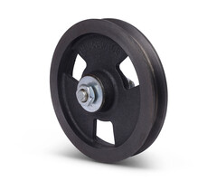 Rillenrad 160 mm mit Vierkantrille - 175 kg