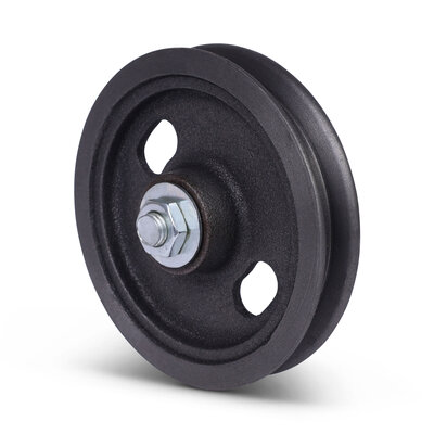 Rillenrad 120 mm mit Vierkantrille - 100 kg