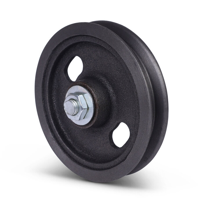 Rillenrad 120 mm mit Vierkantrille - 100 kg