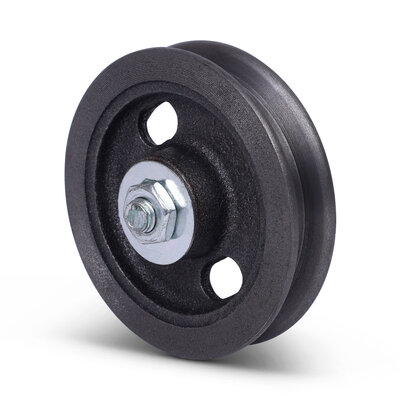 Rillenrad 90 mm mit Vierkantrille - 50 kg