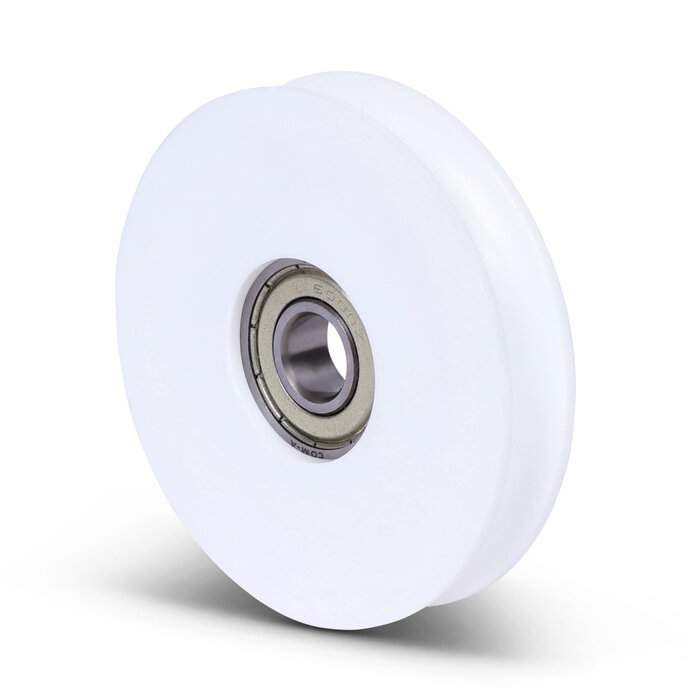 Kunststoff Kabelscheibe 65 mm mit U Rille - 135 kg
