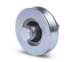 Rillenrad 78 mm mit V-Nut - 200 kg