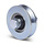 Rillenrad 80 mm mit V-Nut - 200 kg