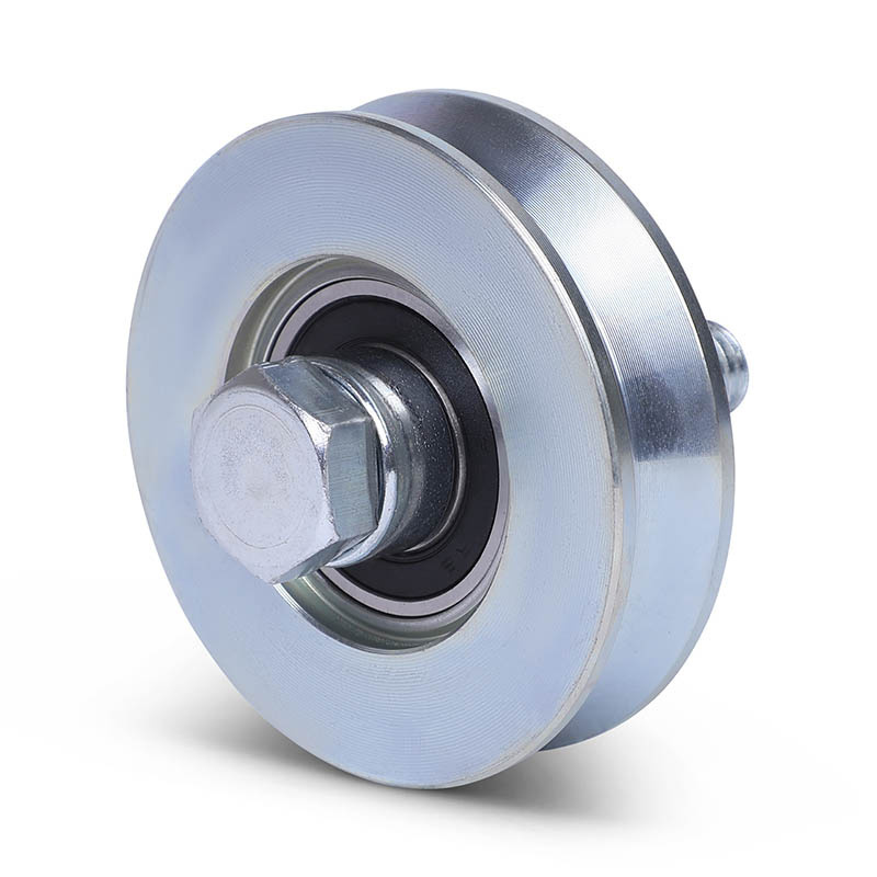 Rillenrad 80 mm mit V-Nut - 200 kg