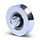 Rillenrad 60 mm mit V-Nut - 100 kg