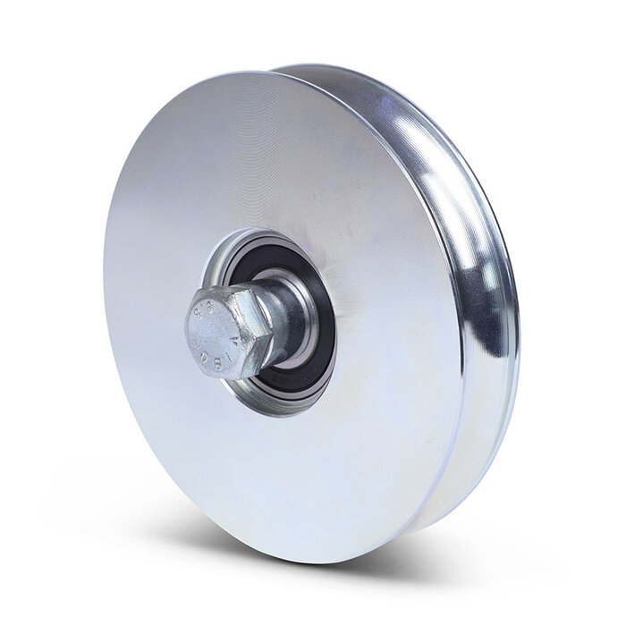 Rillenrad 140 mm mit Rund Nut - 270 kg