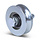 Rillenrad 80 mm mit Rund Nut - 200 kg