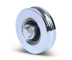 Rillenrad 60 mm mit Rund Nut - 100 kg