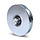 Rillenrad 140 mm mit Kantige Nut - 270 kg