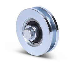 Rillenrad 60 mm mit Kantige Nut - 100 kg