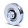 Rillenrad 50 mm mit Kantige Nut - 70 kg