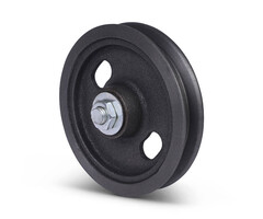 Laufrolle 120 mm mit kantiger Nut - 100 kg