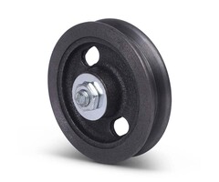 Laufrolle 90 mm mit kantiger Nut - 50 kg