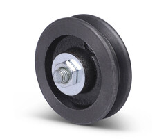 Rillenrad 75 mm mit Kantige Nut - 35 kg