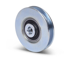 Seilrolle 78 mm mit runder U-Nut - 200 kg