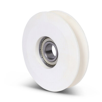 Kunststoff Kabelscheibe 80 mm mit Rund Nut - 245 kg