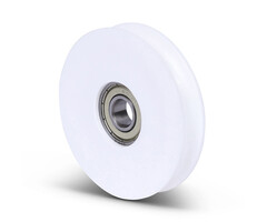 Kunststoff Seilrolle 65 mm mit runder U-Nut - 135 kg