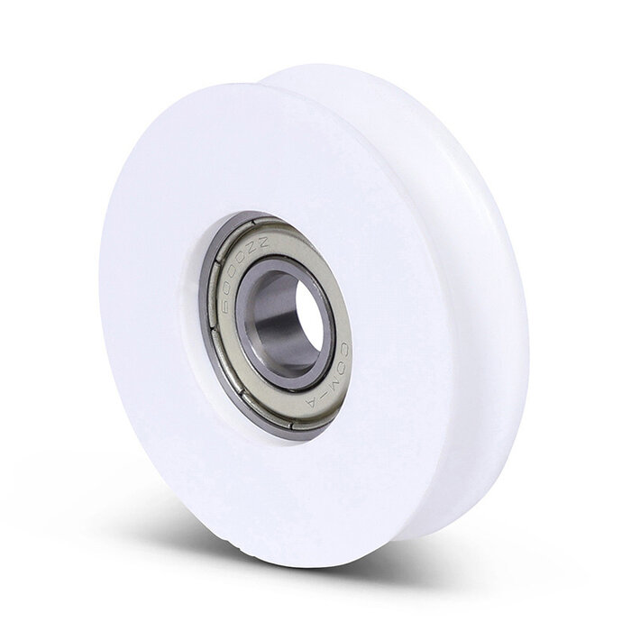 Kunststoff Seilrolle 50 mm mit runder U-Nut - 50 kg