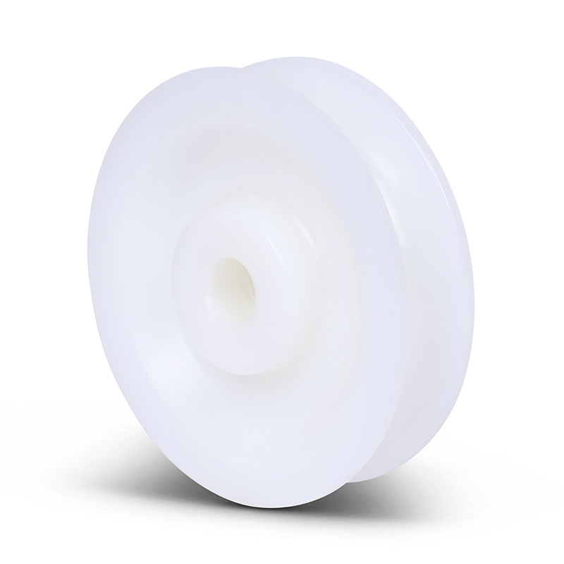 Kunststoff Kabelscheibe 100 mm mit Rund Nut - 160 kg