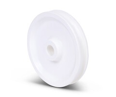 Kunststoff Seilrolle 73 mm mit runder U-Nut - 55 kg