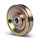 Rillenrad 100 mm mit V-Nut - 300 kg